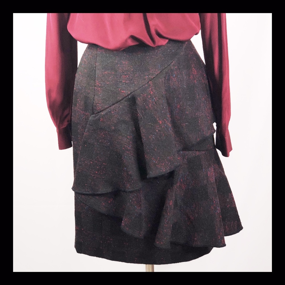 W BY WORTH Ruffled Skirt SZ 6